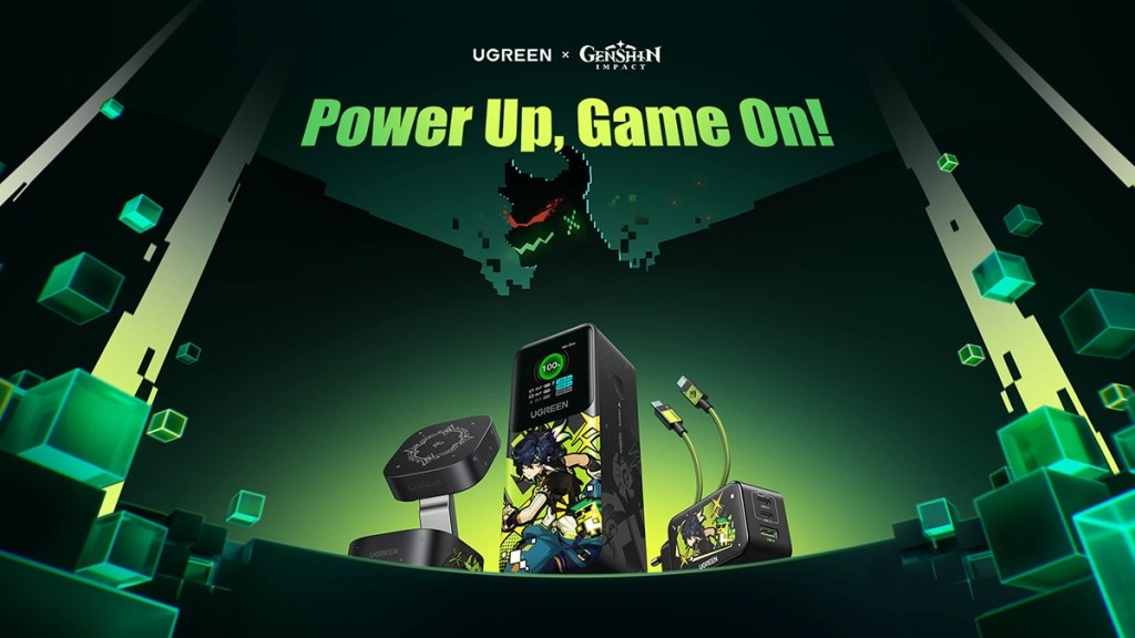 Genshin Impact hợp tác UGREEN ra mắt sạc nhanh đồng thương hiệu