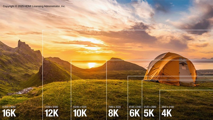 HDMI 2.2 ra mắt, hỗ trợ băng thông 96Gbps và độ phân giải 16K